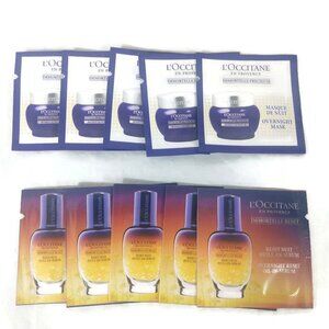 L'OCCITANE IMMORTELLE PRECIEUSE OVERNIGHT Mask & RESET SERUM X 10 SAMPLES